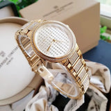 Buy Shop Michael Kors Gabbi Crystals Gold Dial Gold Steel Strap Watch For Women - MK3985 USA Online