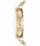 Buy Shop Michael Kors Gabbi Crystals Gold Dial Gold Steel Strap Watch For Women - MK3985 USA Online