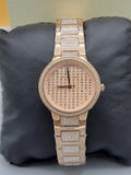 Buy Shop Michael Kors Gabbi Rose Gold Dial Rose Gold Steel Strap Watch For Women - MK3986 USA Online