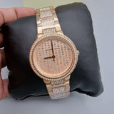 Buy Shop Michael Kors Gabbi Rose Gold Dial Rose Gold Steel Strap Watch For Women - MK3986 USA Online
