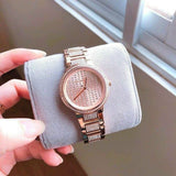 Buy Shop Michael Kors Gabbi Rose Gold Dial Rose Gold Steel Strap Watch For Women - MK3986 USA Online