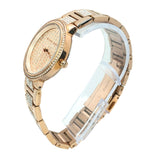 Buy Shop Michael Kors Gabbi Rose Gold Dial Rose Gold Steel Strap Watch For Women - MK3986 USA Online