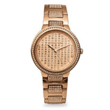 Buy Shop Michael Kors Gabbi Rose Gold Dial Rose Gold Steel Strap Watch For Women - MK3986 USA Online