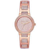 Buy Shop Michael Kors Gabbi Rose Gold Dial Rose Gold Steel Strap Watch For Women - MK3986 USA Online