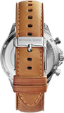 Buy Shop Michael Kors Gage Chronograph Quartz Black Dial Brown Leather Strap Watch For Men - MK8333 USA Online