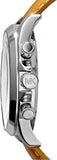 Buy Shop Michael Kors Gage Chronograph Quartz Black Dial Brown Leather Strap Watch For Men - MK8333 USA Online
