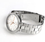 Buy Shop Michael Kors Garner Analog Silver Dial Silver Steel Strap Watch For Women - MK6407 USA Online