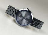 Buy Shop Michael Kors Garner Chronograph Quartz Blue Dial Blue Steel Strap Watch For Women - MK6410 USA Online