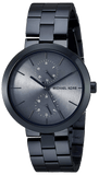 Buy Shop Michael Kors Garner Chronograph Quartz Blue Dial Blue Steel Strap Watch For Women - MK6410 USA Online