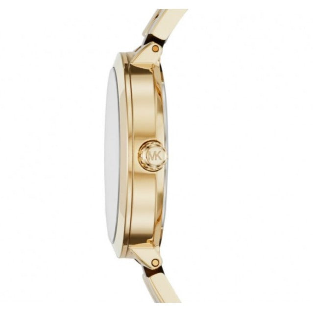 Buy Shop Michael Kors Garner Multifunction Gold Dial Two Tone Steel Strap Watch For Women - MK6471 USA Online