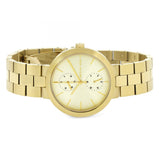 Buy Shop Michael Kors Garner Quartz Gold Dial Gold Steel Strap Watch For Women - MK6408 USA Online
