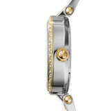 Buy Shop Michael Kors Parker White Dial Two Tone Steel Strap Watch for Women - MK6055 USA Online