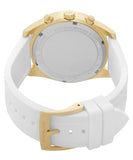 Buy Shop Michael Kors Hadyn Chronograph White Dial White Rubber Strap Watch for Women - MK7484 USA Online
