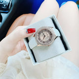 Buy Shop Michael Kors Harlowe Analog Rose Gold Dial White Leather Strap Watch For Women - MK2989 USA Online