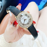 Buy Shop Michael Kors Harlowe Analog White Dial Black Leather Strap Watch For Women - MK2988 USA Online