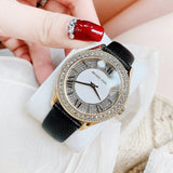 Buy Shop Michael Kors Harlowe Analog White Dial Black Leather Strap Watch For Women - MK2988 USA Online