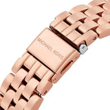 Buy Shop Michael Kors Harlowe Rose Gold Dial Rose Gold Steel Strap Watch For Women - MK4710 USA Online