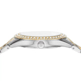 Buy Shop Michael Kors Harlowe Three-Hand Crystals White Dial Two Tone Steel Strap Watch for Women - MK4811 USA Online