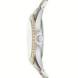 Buy Shop Michael Kors Harlowe Three-Hand Crystals White Dial Two Tone Steel Strap Watch for Women - MK4811 USA Online