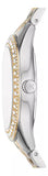 Buy Shop Michael Kors Harlowe Three-Hand Crystals White Dial Two Tone Steel Strap Watch for Women - MK4811 USA Online