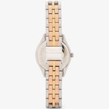 Buy Shop Michael Kors Harlowe Three-Hand Mother of Pearl White Dial Tri Tone Steel Strap Watch for Women - MK4846 USA Online
