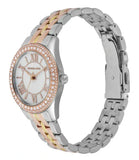 Buy Shop Michael Kors Harlowe Three-Hand Mother of Pearl White Dial Tri Tone Steel Strap Watch for Women - MK4846 USA Online