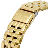 Buy Shop Michael Kors Harlowe Three-Hand Quartz Gold Dial Gold Steel Strap Watch For Women - MK4709 USA Online
