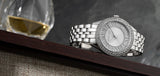 Buy Shop Michael Kors Harlowe Three-Hand Quartz Silver Dial Silver Steel Strap Watch For Women - MK4708 USA Online