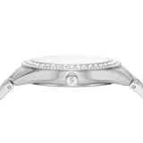 Buy Shop Michael Kors Harlowe Three-Hand Quartz Silver Dial Silver Steel Strap Watch For Women - MK4708 USA Online