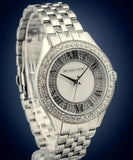 Buy Shop Michael Kors Harlowe Three-Hand Quartz Silver Dial Silver Steel Strap Watch For Women - MK4708 USA Online