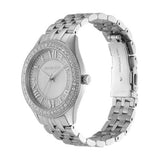 Buy Shop Michael Kors Harlowe Three-Hand Quartz Silver Dial Silver Steel Strap Watch For Women - MK4708 USA Online