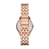 Buy Shop Michael Kors Harlowe Three-Hand Rose Gold Dial Rose Gold Steel Strap Watch for Women - MK4845 USA Online