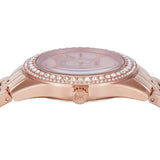 Buy Shop Michael Kors Harlowe Three-Hand Rose Gold Dial Rose Gold Steel Strap Watch for Women - MK4845 USA Online