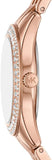 Buy Shop Michael Kors Harlowe Three-Hand Rose Gold Dial Rose Gold Steel Strap Watch for Women - MK4845 USA Online
