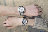 Buy Shop Michael Kors Harman Analog Silver Dial Silver Steel Strap Watch For Women - MK3672 USA Online