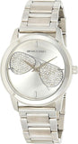 Buy Shop Michael Kors Harman Analog Silver Dial Silver Steel Strap Watch For Women - MK3672 USA Online