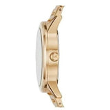 Buy Shop Michael Kors Hartman Analog Quartz Black Dial Gold Steel Strap Watch For Women - MK3647 USA Online
