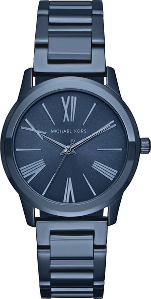 Buy Shop Michael Kors Hartman Quartz Blue Dial Blue Steel Strap Watch For Women - MK3509 USA Online