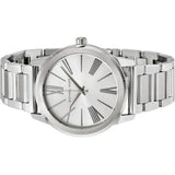 Buy Shop Michael Kors Hartman Quartz Silver Dial Silver Steel Strap Watch For Women - MK3489 USA Online