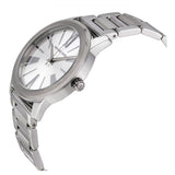 Buy Shop Michael Kors Hartman Quartz Silver Dial Silver Steel Strap Watch For Women - MK3489 USA Online