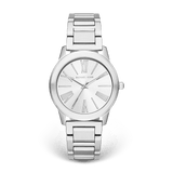 Buy Shop Michael Kors Hartman Quartz Silver Dial Silver Steel Strap Watch For Women - MK3489 USA Online