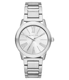 Buy Shop Michael Kors Hartman Quartz Silver Dial Silver Steel Strap Watch For Women - MK3489 USA Online
