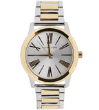 Buy Shop Michael Kors Hartman Quartz White Dial Two Tone Steel Strap Watch For Women - MK3521 USA Online