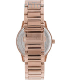Buy Shop Michael Kors Hartman Rose Gold Dial Rose Gold Steel Strap Watch For Women - MK3491 USA Online