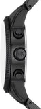 Buy Shop Michael Kors Hutton Chronograph Black Dial Black Steel Strap Watch For Men - MK9089 USA Online