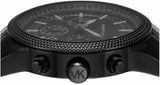 Buy Shop Michael Kors Hutton Chronograph Black Dial Black Steel Strap Watch For Men - MK9089 USA Online