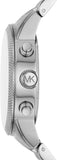 Buy Shop Michael Kors Hutton Chronograph Blue Dial Blue Steel Strap Watch For Men - MK8952 USA Online