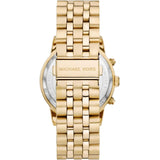 Buy Shop Michael Kors Hutton Chronograph Gold Dial Gold Steel Strap Watch For Men - MK8953 USA Online