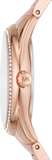 Buy Shop Michael Kors Janelle Analog Rose Gold Dial Two Tone Steel Strap Watch For Women - MK4731 USA Online