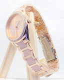 Buy Shop Michael Kors Janelle Analog Rose Gold Dial Two Tone Steel Strap Watch For Women - MK4731 USA Online
